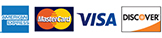 American Express, MasterCard, Visa, Discover 
